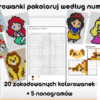 Zakodowane Postacie z Bajek – Kolorowanie według kodu/numerów – ukryte obrazki
