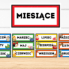Karty demonstracyjne / pokazowe – Miesiące