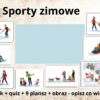 Sporty zimowe - filmik + plansze