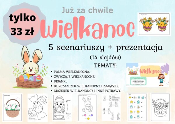 Już jest! pakiet Wielkanocny! 5 scenariuszy