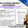 Opis i analiza działań nauczyciela ubiegającego się o stopień nauczyciela dyplomowanego