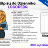 Logopeda Wpisy do Dziennika Tematy Zajęć, Klasa 1 Klasa 2 Klasa 3