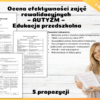Ocena efektywności zajęć rewalidacyjnych – AUTYZM | Edukacja przedszkolna