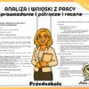 Analiza i wnioski z pracy Sprawozdanie wychowawcy grupy przedszkolnej